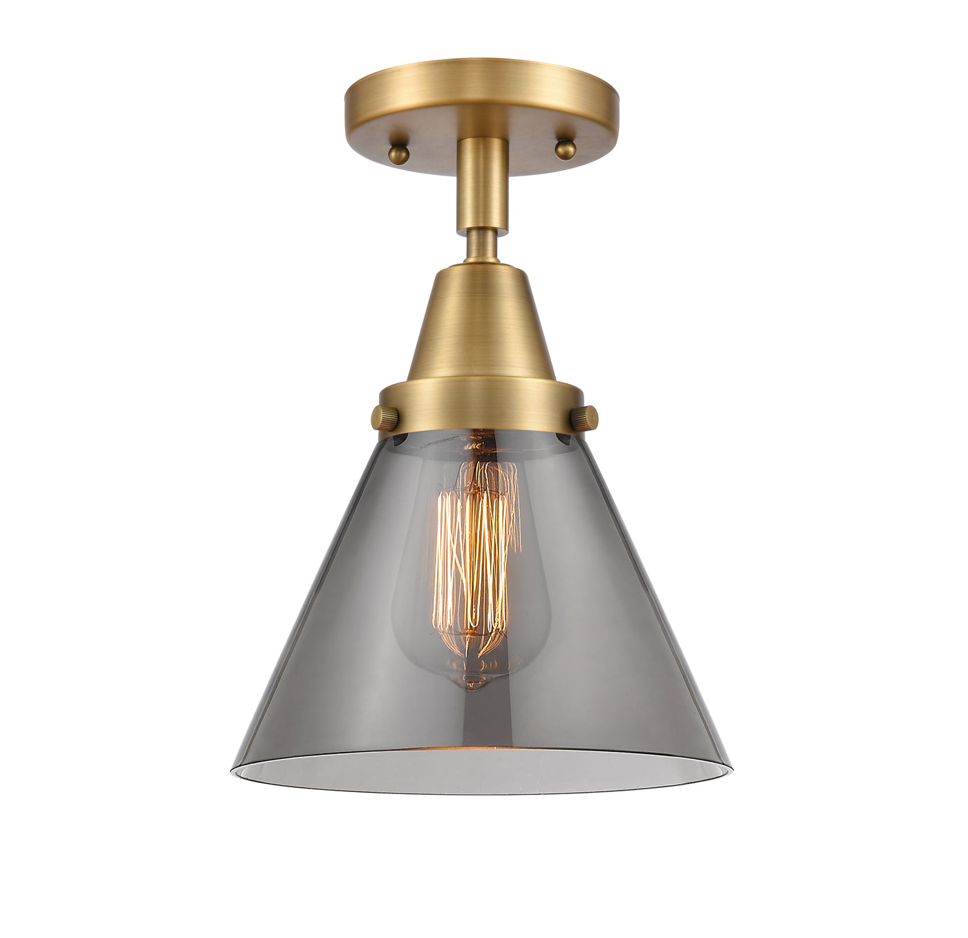 Caden Semi-Flush Mount Brushed Satin Nickel
