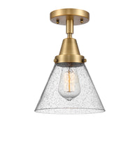 Caden Semi-Flush Mount Brushed Satin Nickel