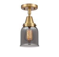 Caden Semi-Flush Mount Satin Nickel 12"