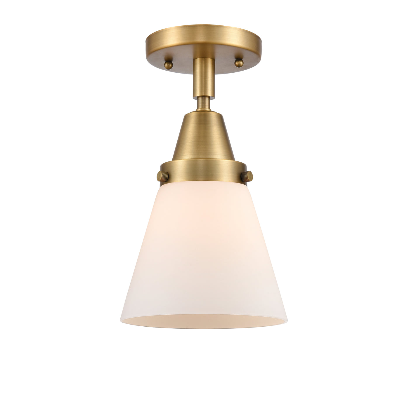 Caden Semi-Flush Mount Brushed Satin Nickel