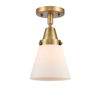 Caden Semi-Flush Mount Brushed Satin Nickel