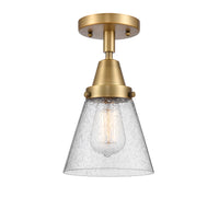 Caden Semi-Flush Mount Brushed Satin Nickel