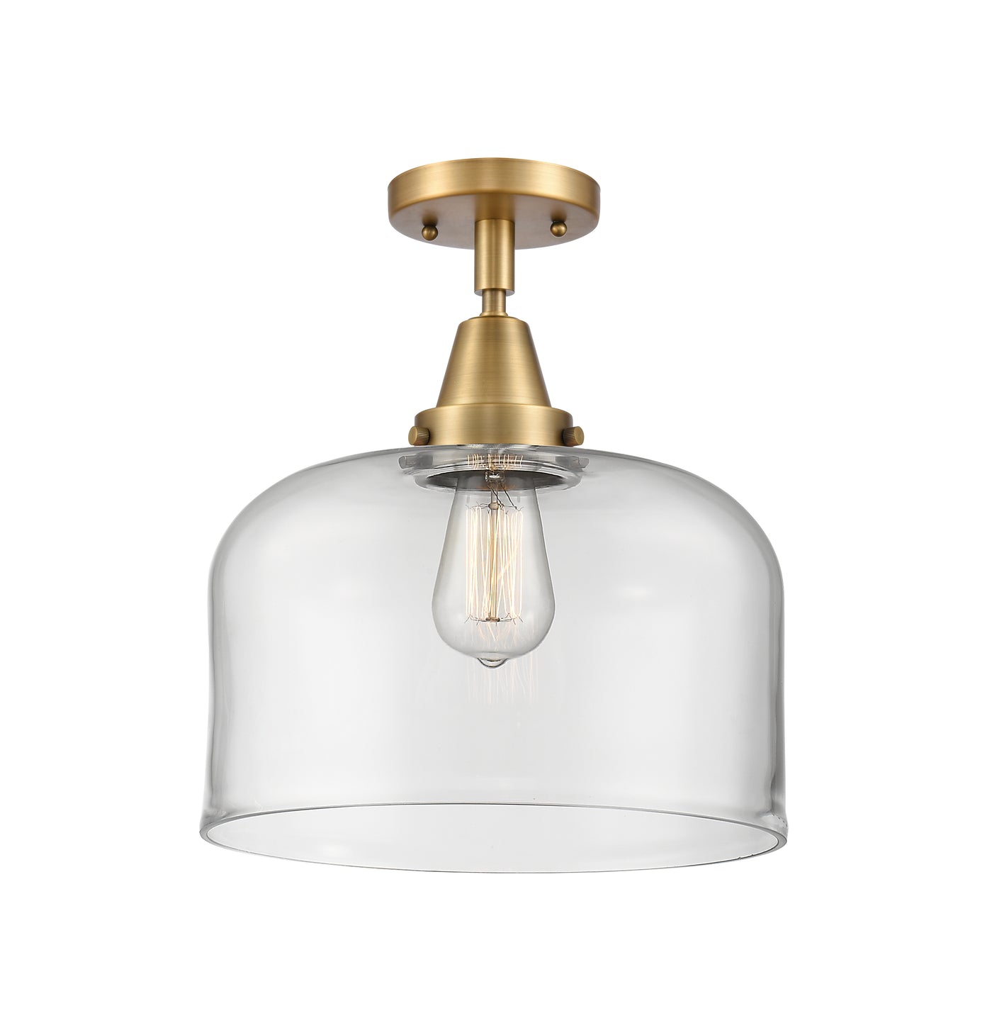 Caden Semi-Flush Mount Brushed Nickel