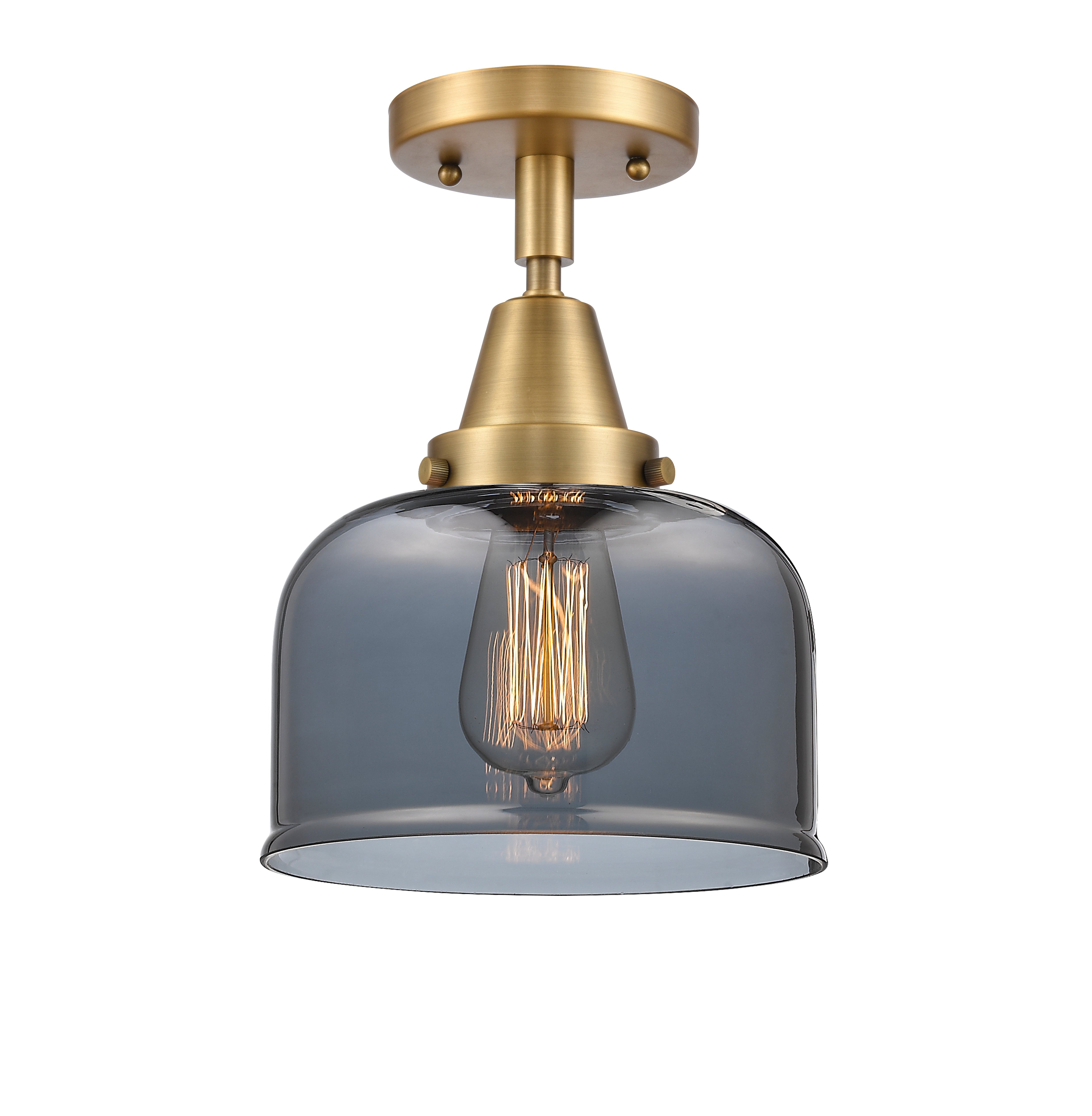 Caden Semi-Flush Mount Brushed Satin Nickel