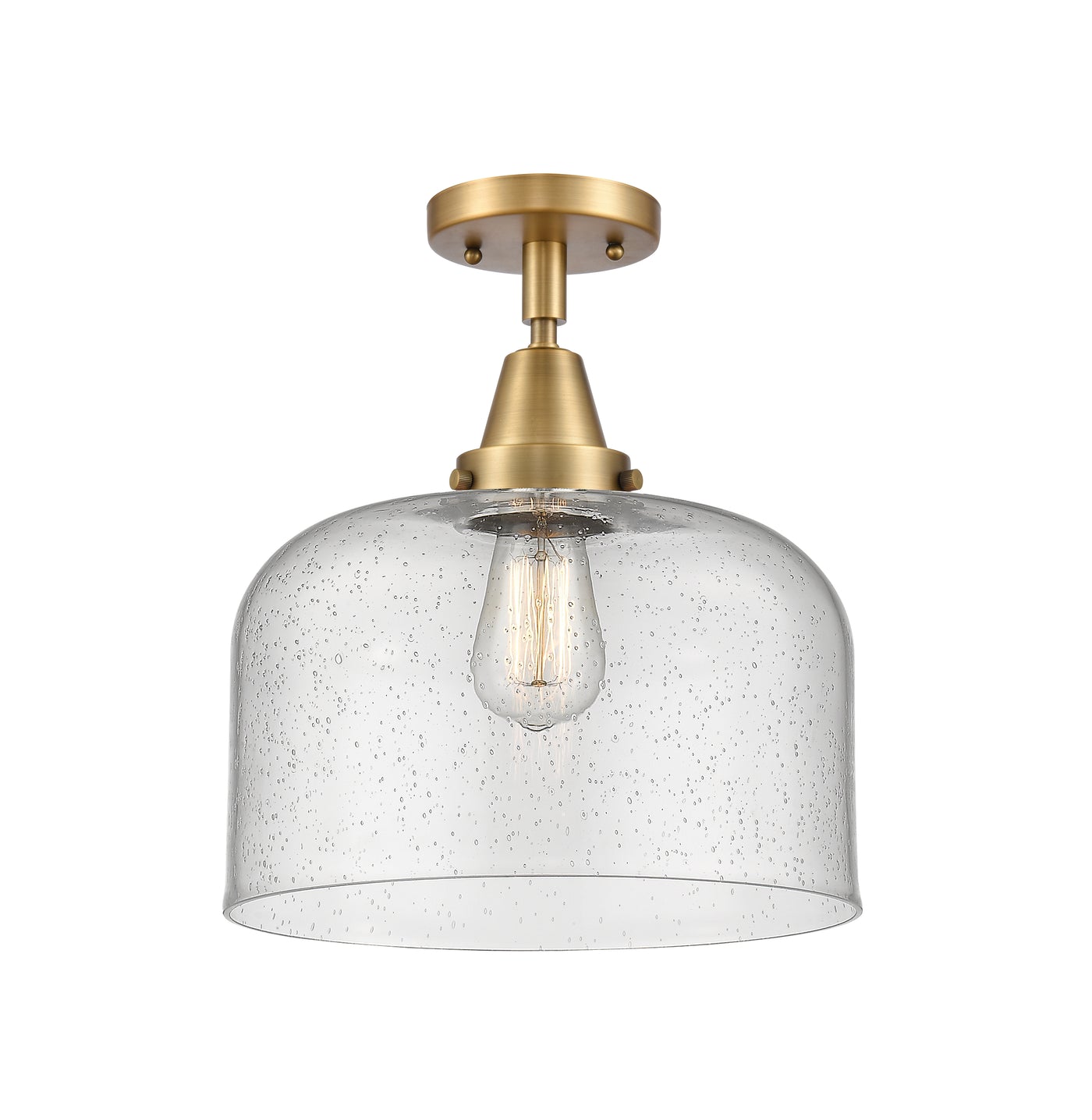 Caden Semi-Flush Mount Brushed Nickel Steel