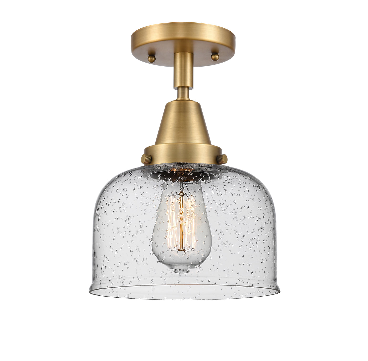Caden Semi-Flush Mount Brushed Satin Nickel