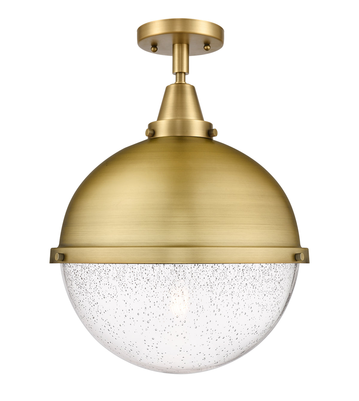 Hampden 13-Inch 1-Light Semi-Flush Mount 17.5-Inch High