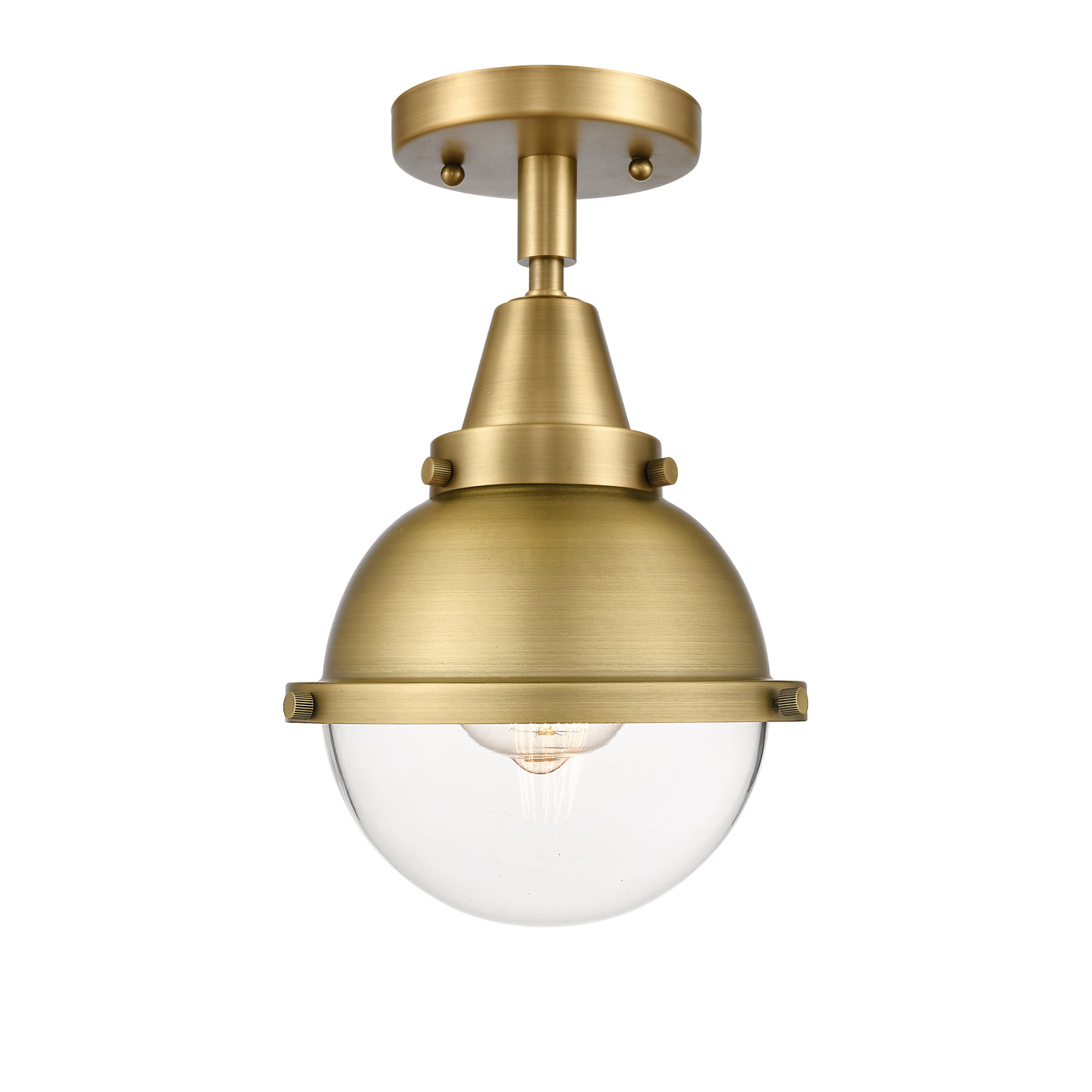 Caden Semi-Flush Mount Brushed Satin Nickel