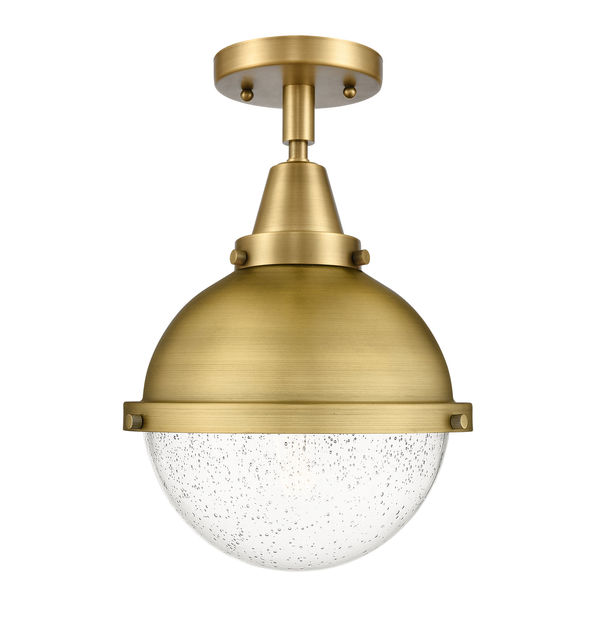 Hampden 9-Inch 1-Light Semi-Flush Mount with LED Bulb 13.375-Inch High