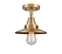 Caden Semi-Flush Mount Brushed Satin Nickel