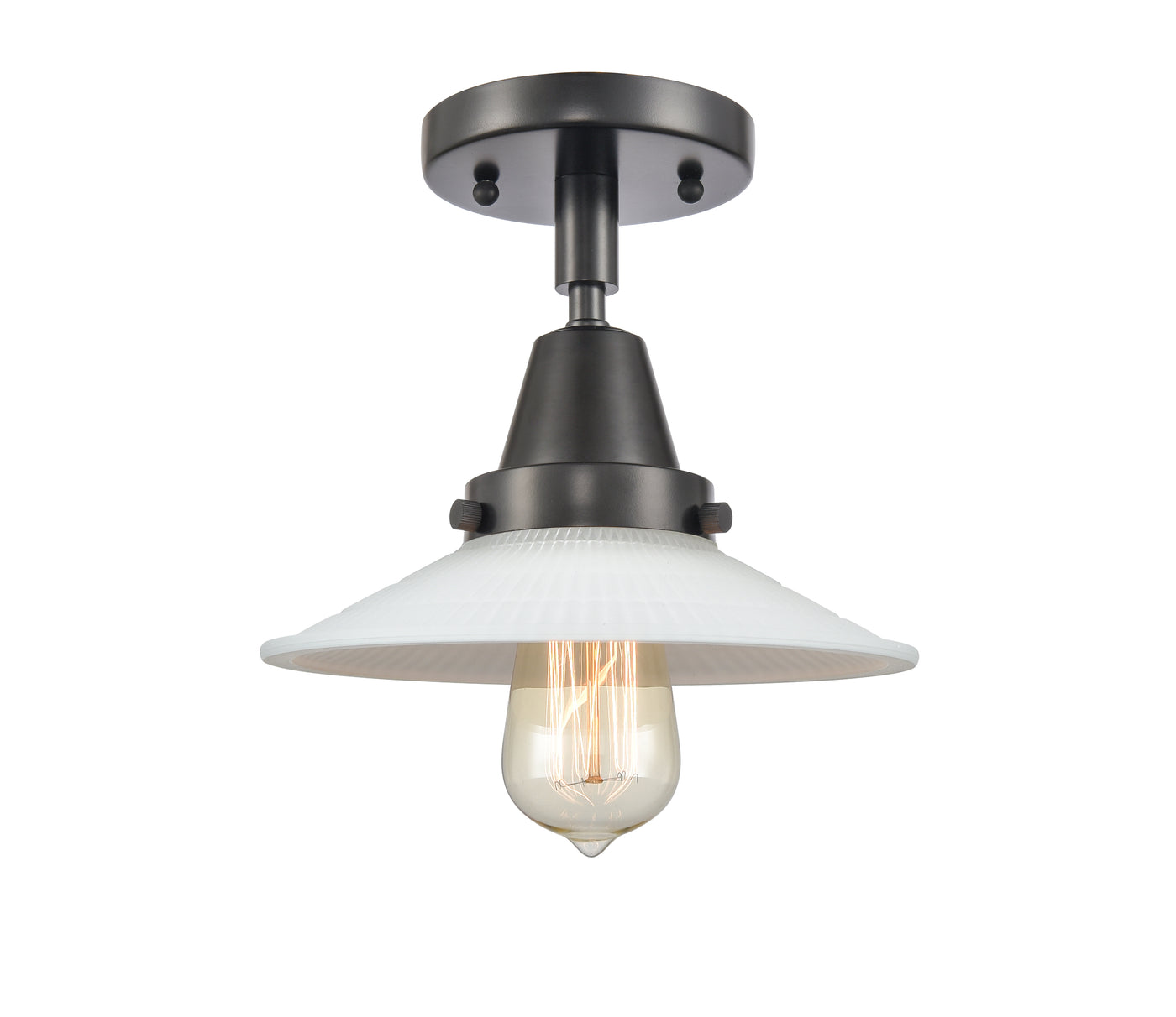 Caden Semi-Flush Mount Brushed Satin Nickel