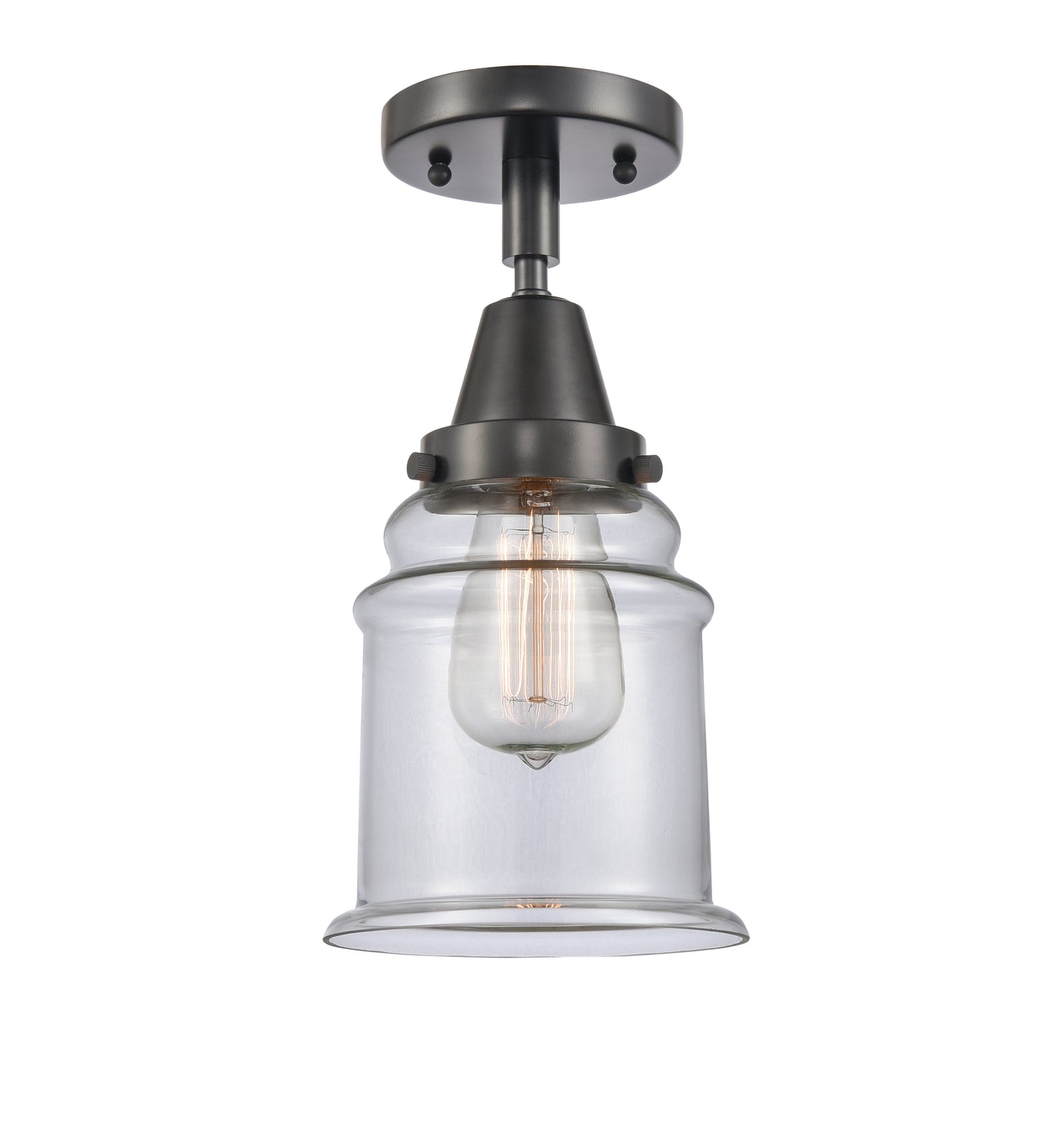 Caden Semi-Flush Mount Brushed Satin Nickel