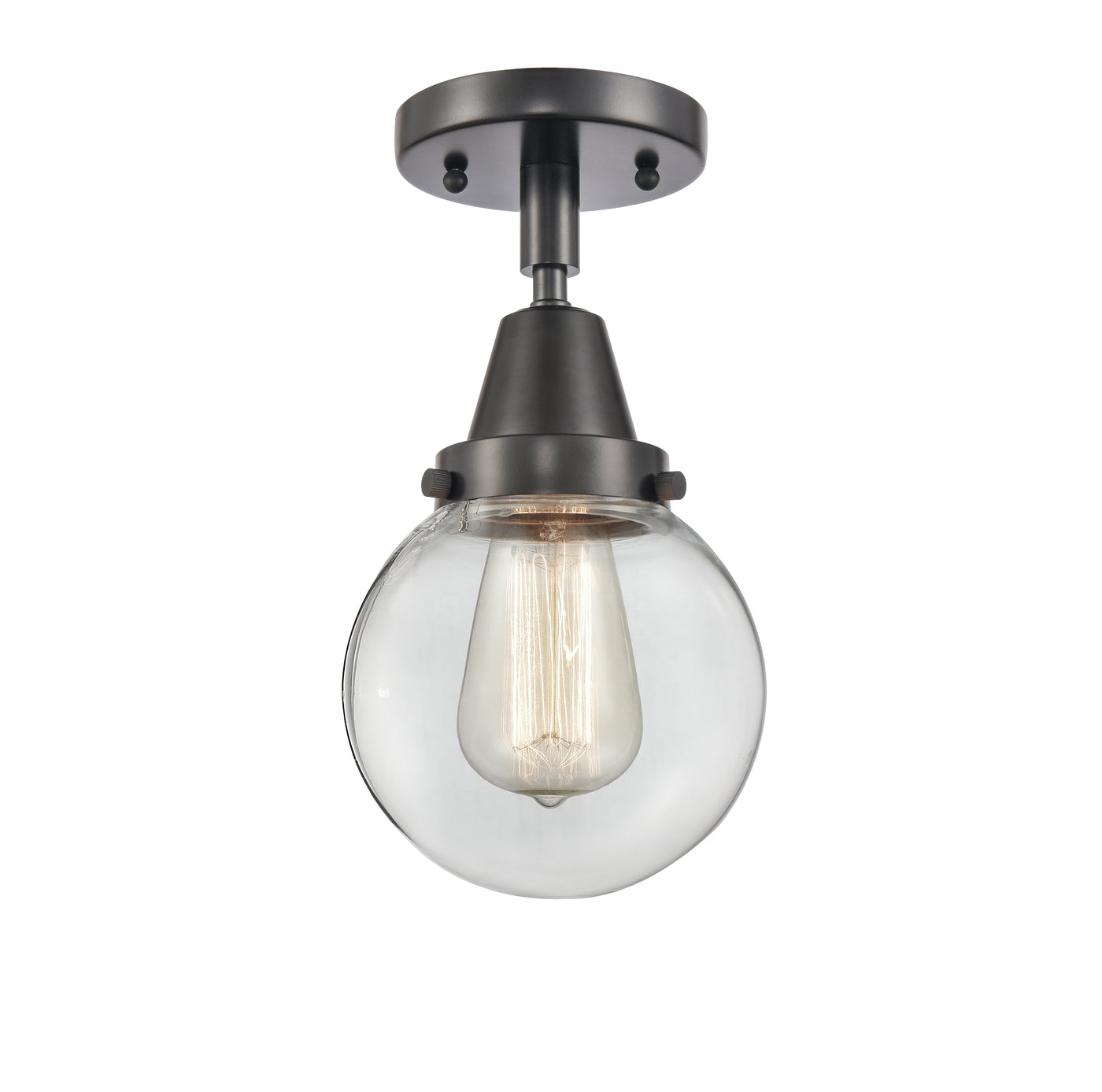 Caden Semi-Flush Brushed Satin Nickel