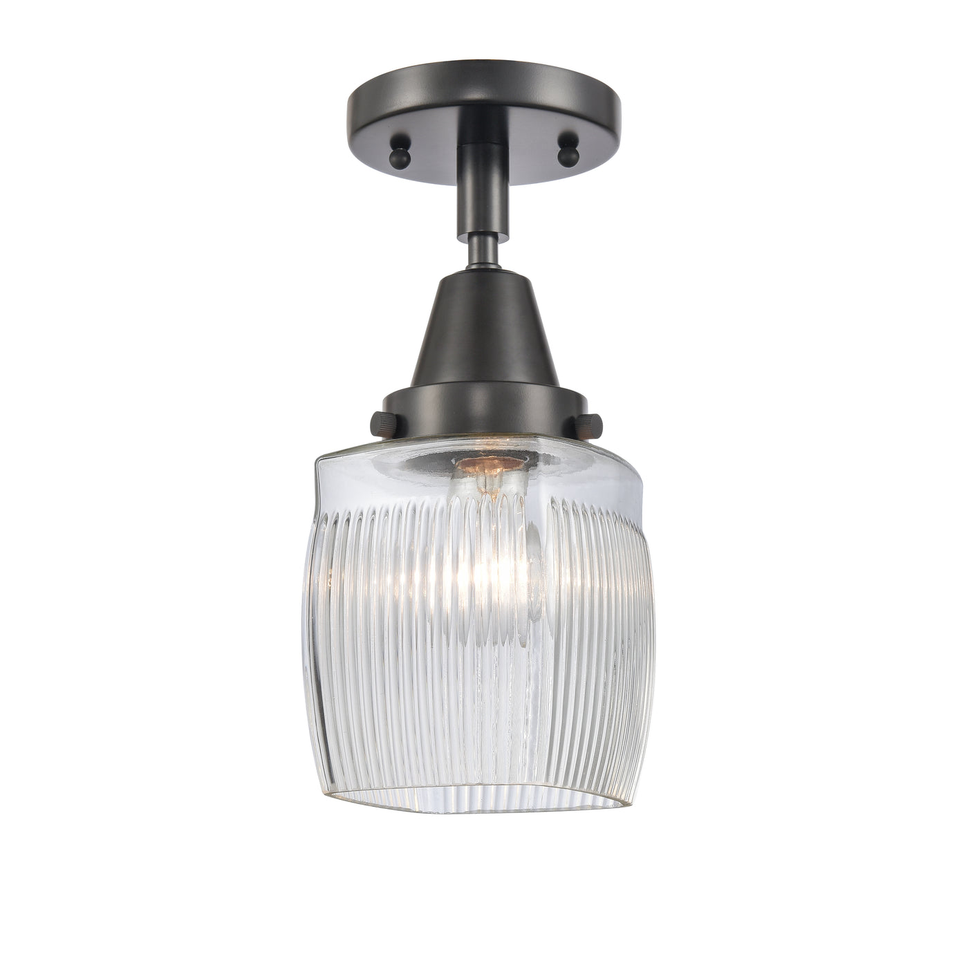 Caden Semi-Flush Mount Brushed Satin Nickel