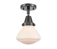 Caden Semi-Flush Mount Brushed Satin Nickel