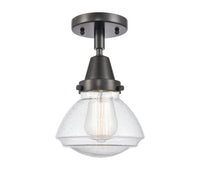 Caden Semi-Flush Mount Brushed Satin Nickel