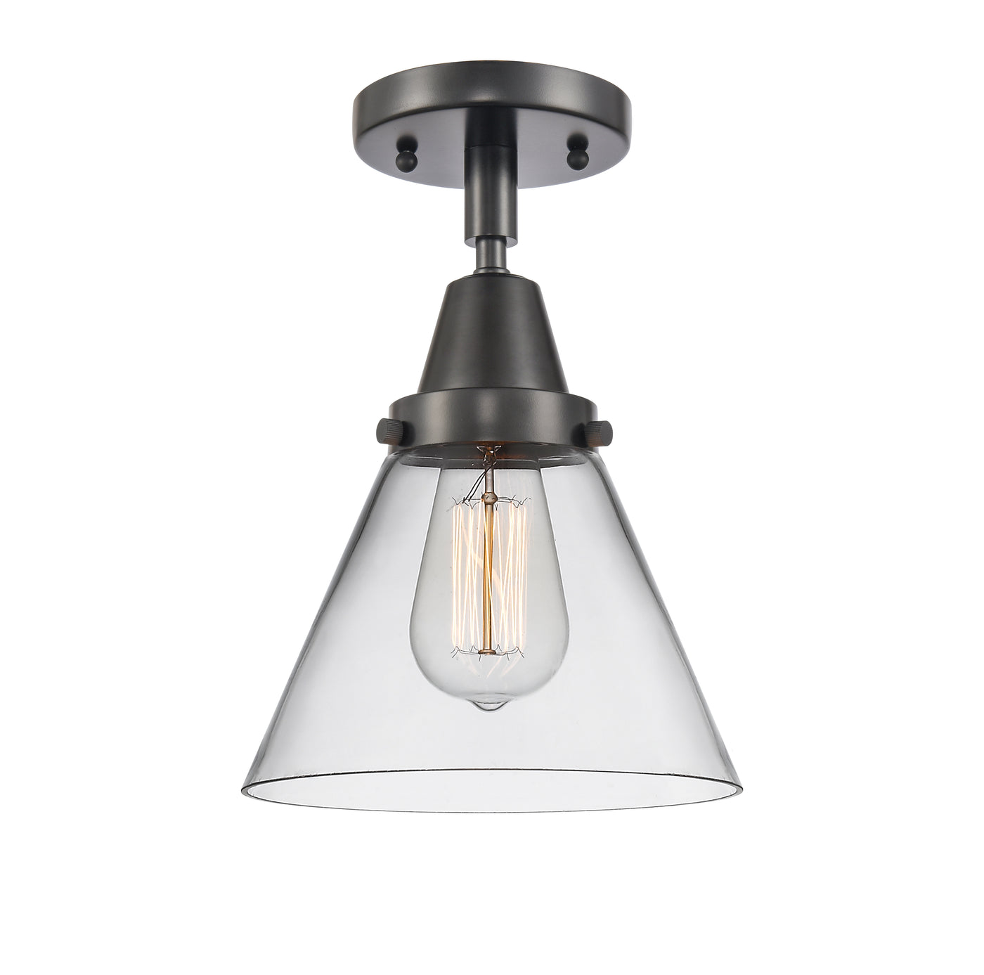 Caden Semi-Flush Mount Brushed Satin Nickel