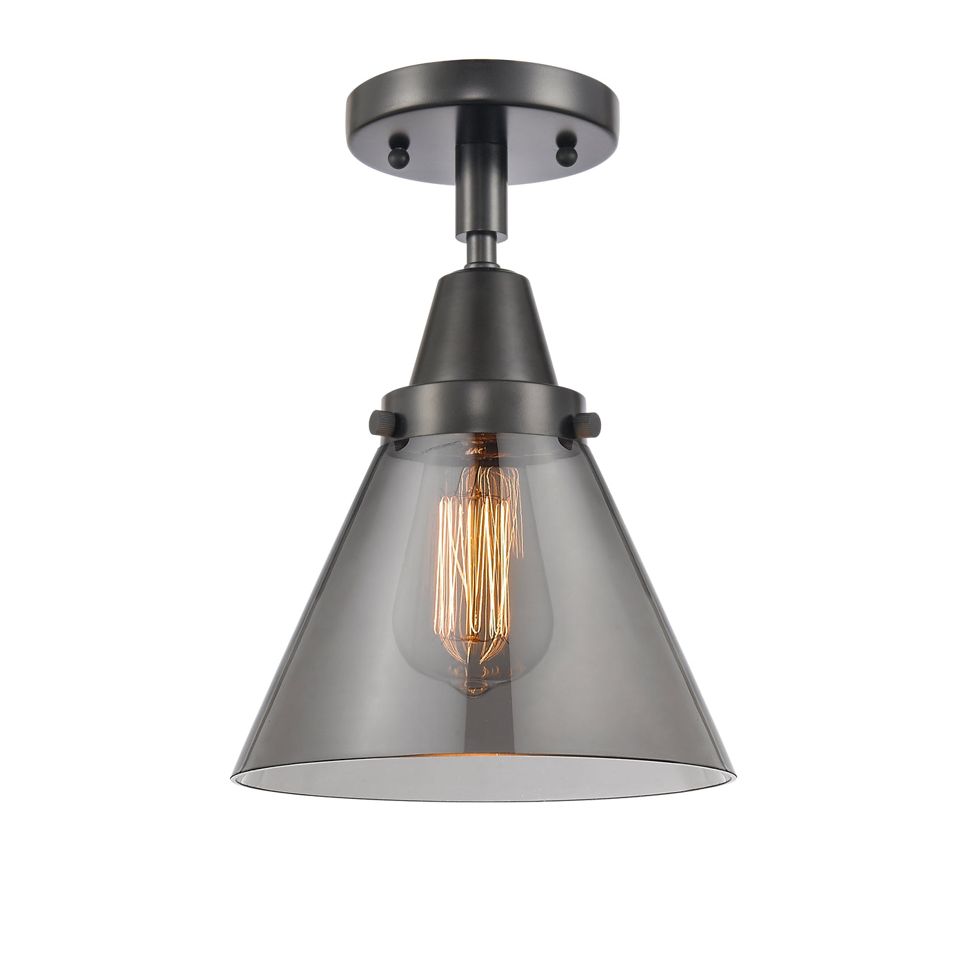 Caden Semi-Flush Mount Brushed Satin Nickel