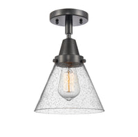 Caden Semi-Flush Mount Brushed Satin Nickel