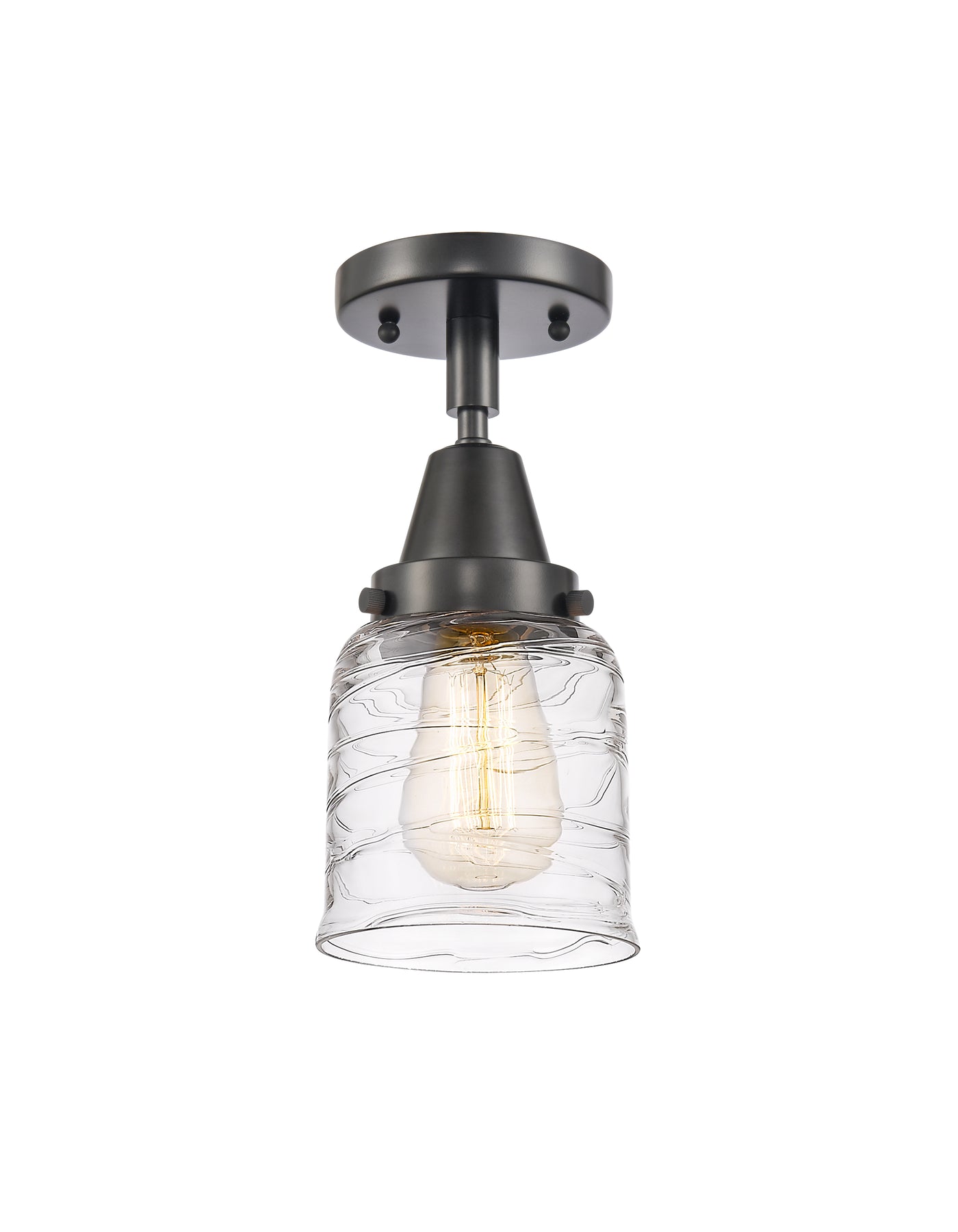 Caden Semi-Flush Mount Brushed Satin Nickel