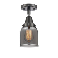 Caden Semi-Flush Mount Satin Nickel 12"
