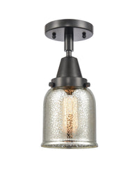 Caden Semi-Flush Mount Satin Nickel 12"