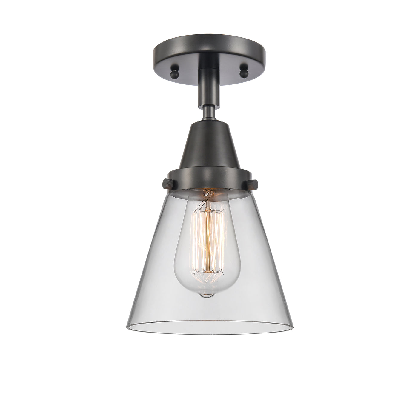 Caden Semi-Flush Mount Brushed Satin Nickel