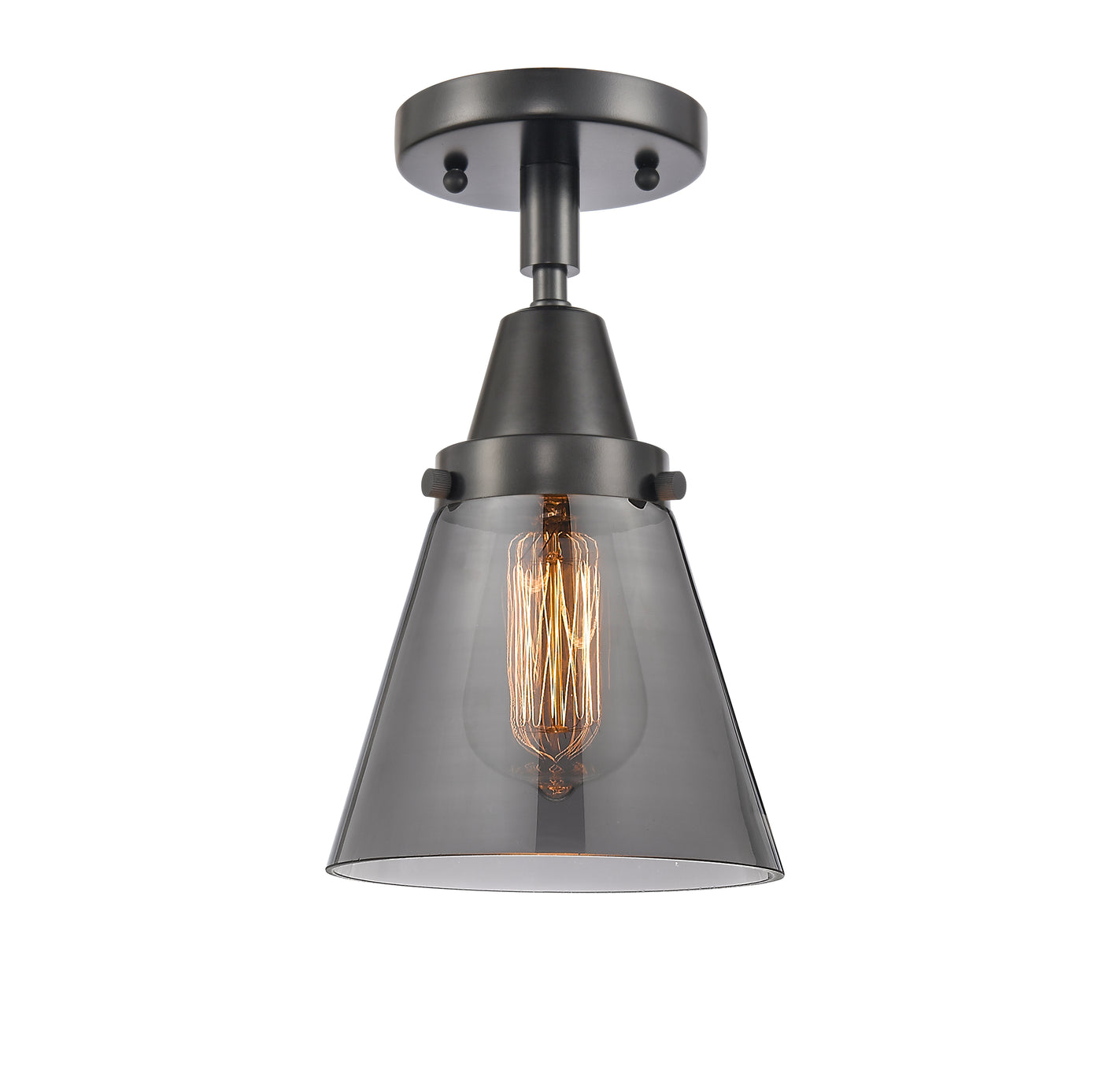 Caden Semi-Flush Mount Brushed Satin Nickel