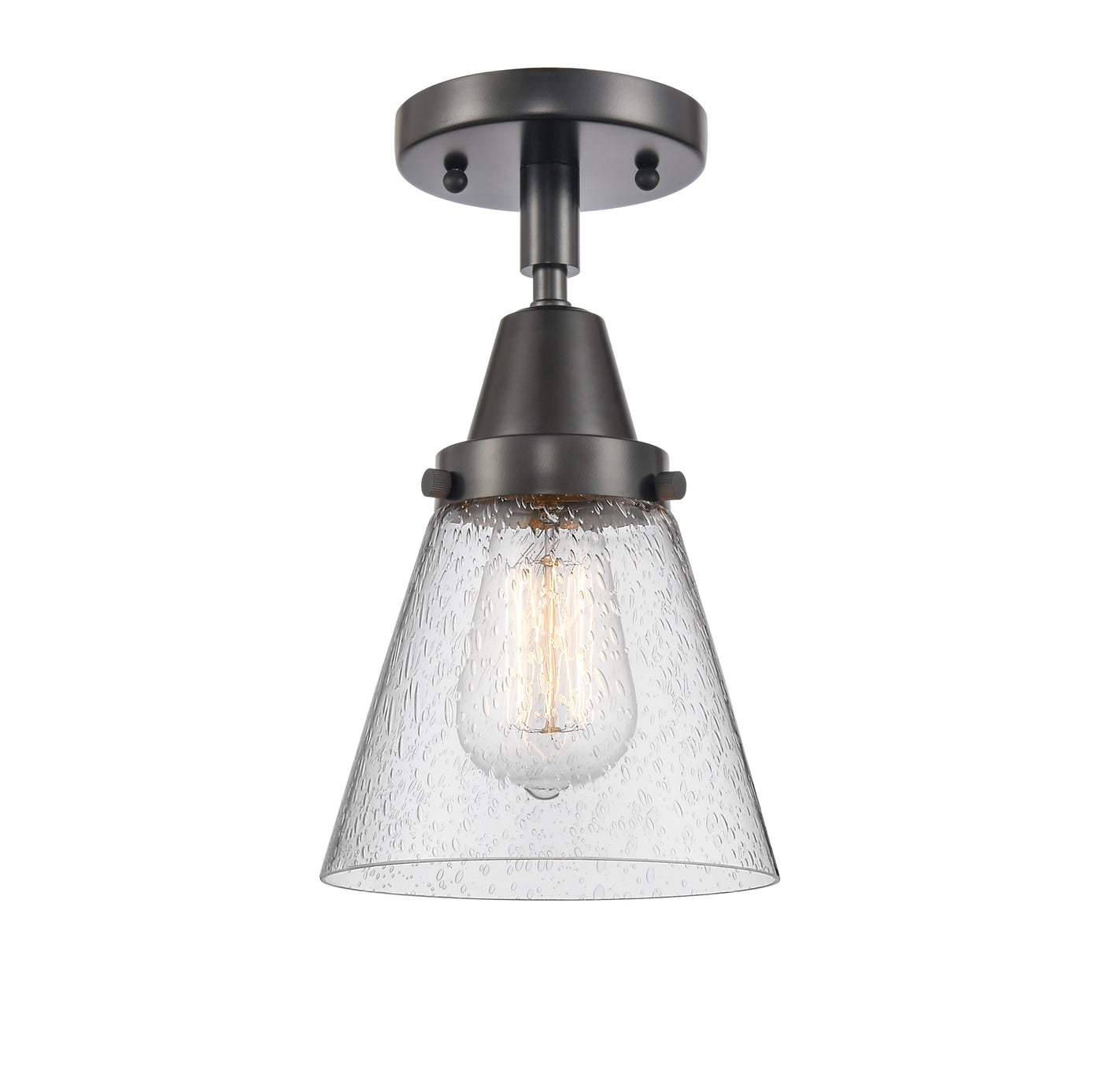 Caden Semi-Flush Mount Brushed Satin Nickel
