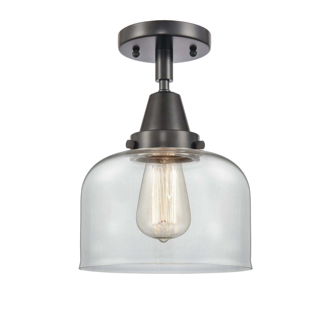 Caden Semi-Flush Mount Brushed Satin Nickel