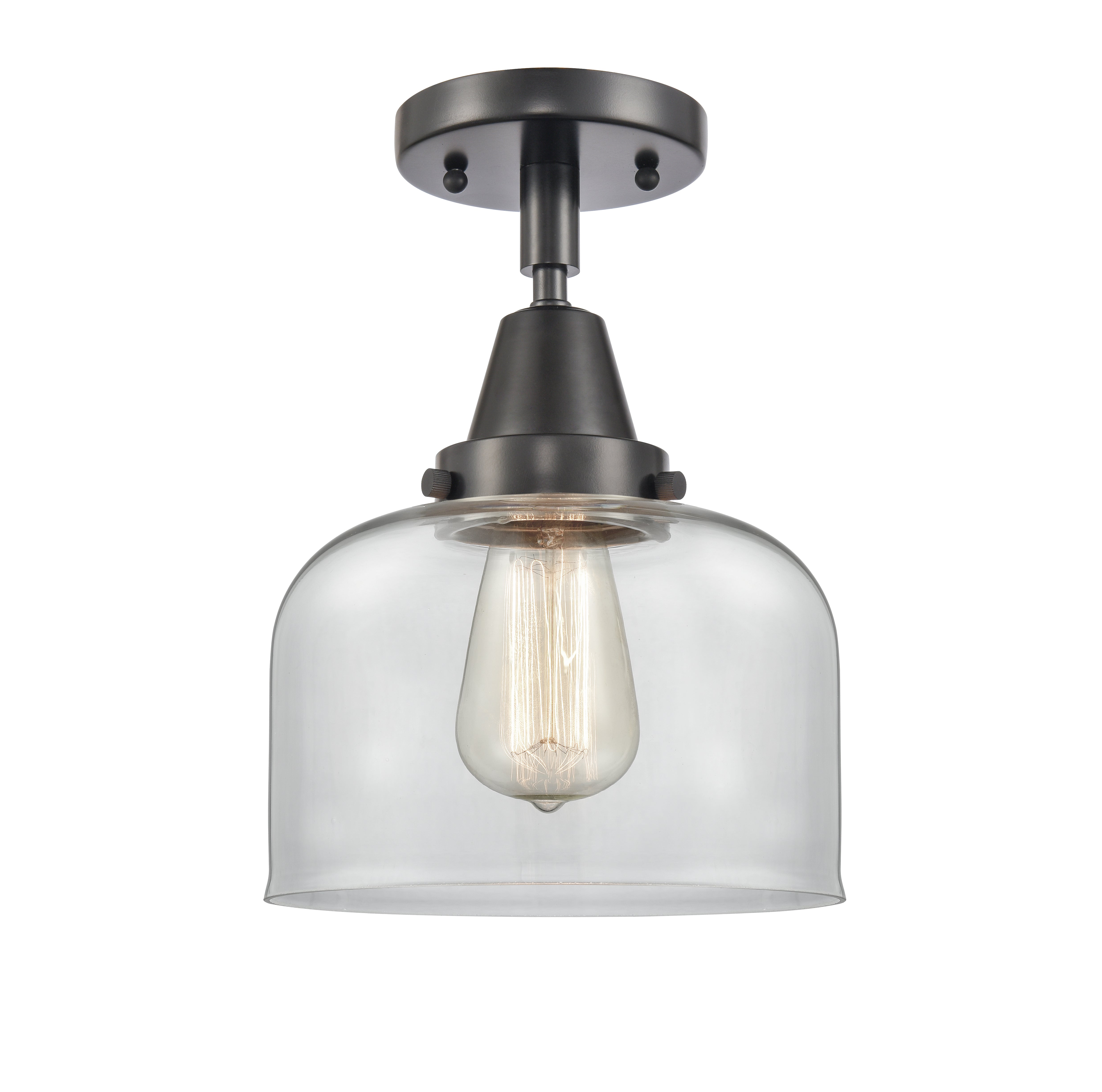 Caden Semi-Flush Mount Brushed Satin Nickel