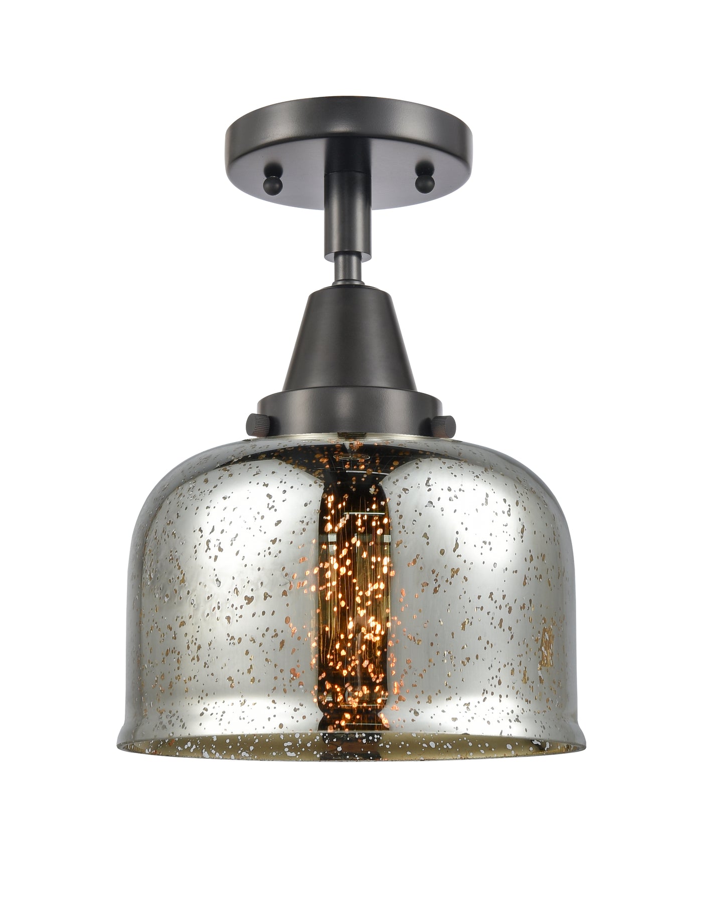 Caden Semi-Flush Mount Brushed Satin Nickel