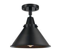 Caden Semi-Flush Mount Brushed Satin Glass