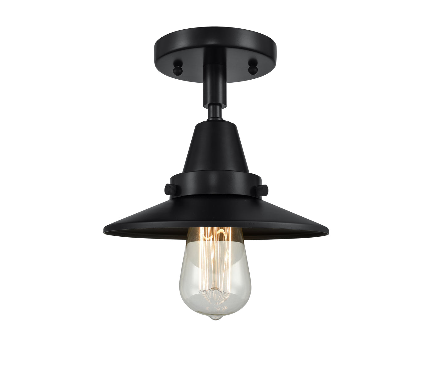 Caden Semi-Flush Mount Brushed Satin Nickel