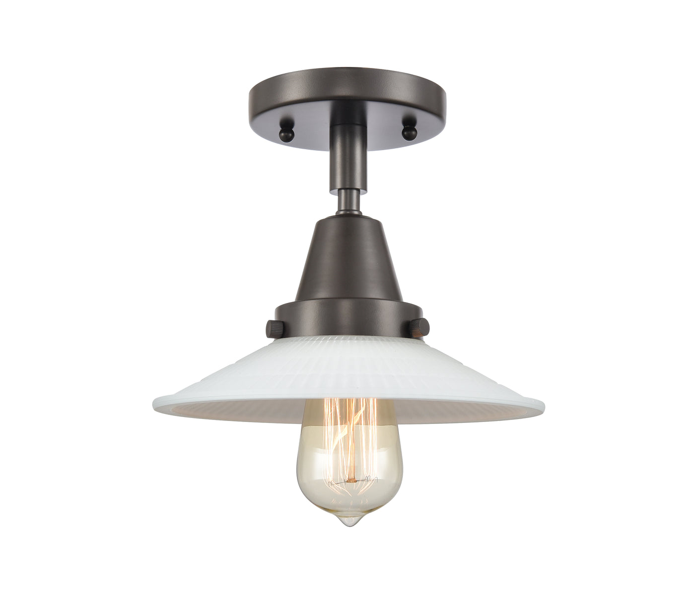 Caden Semi-Flush Mount Brushed Satin Nickel