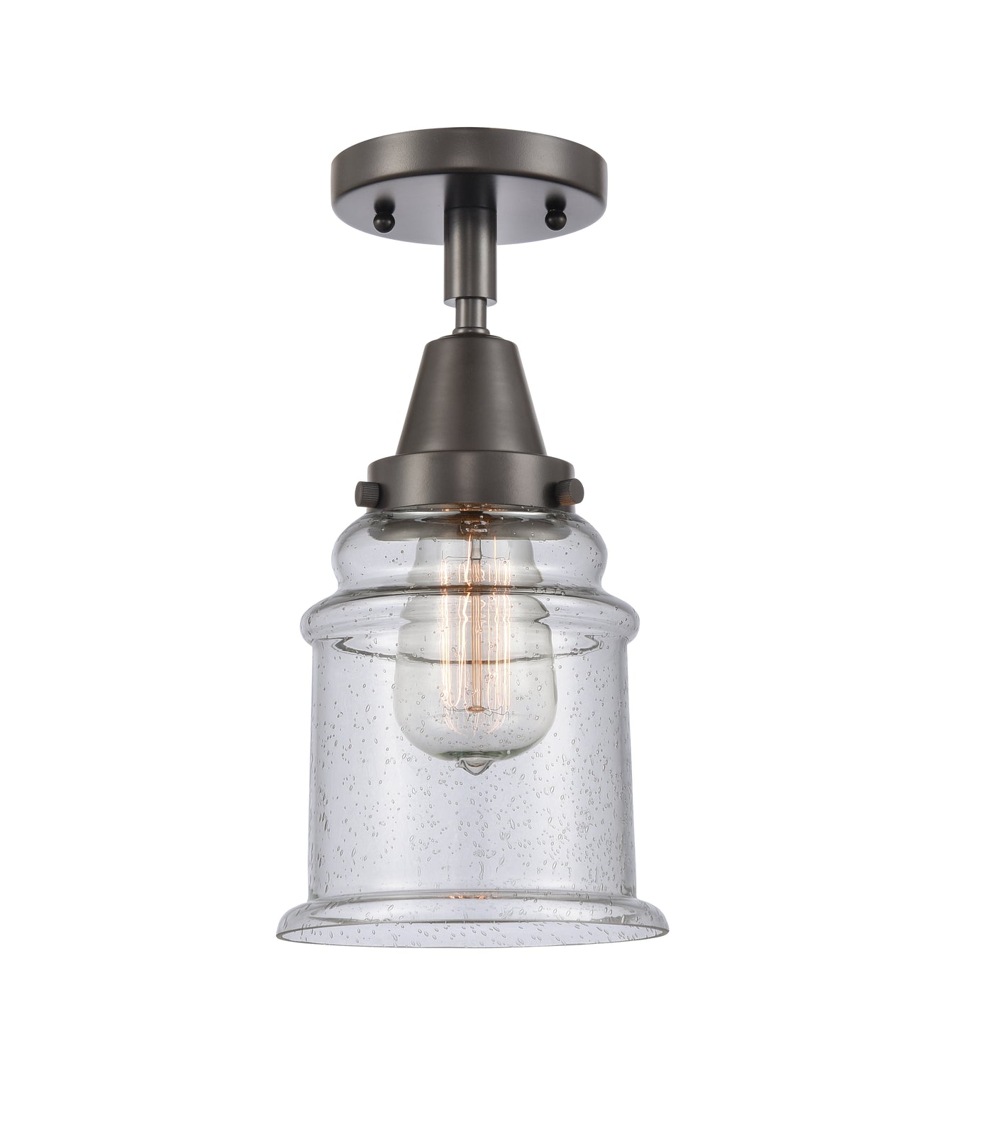 Caden Semi-Flush Mount Brushed Satin Nickel