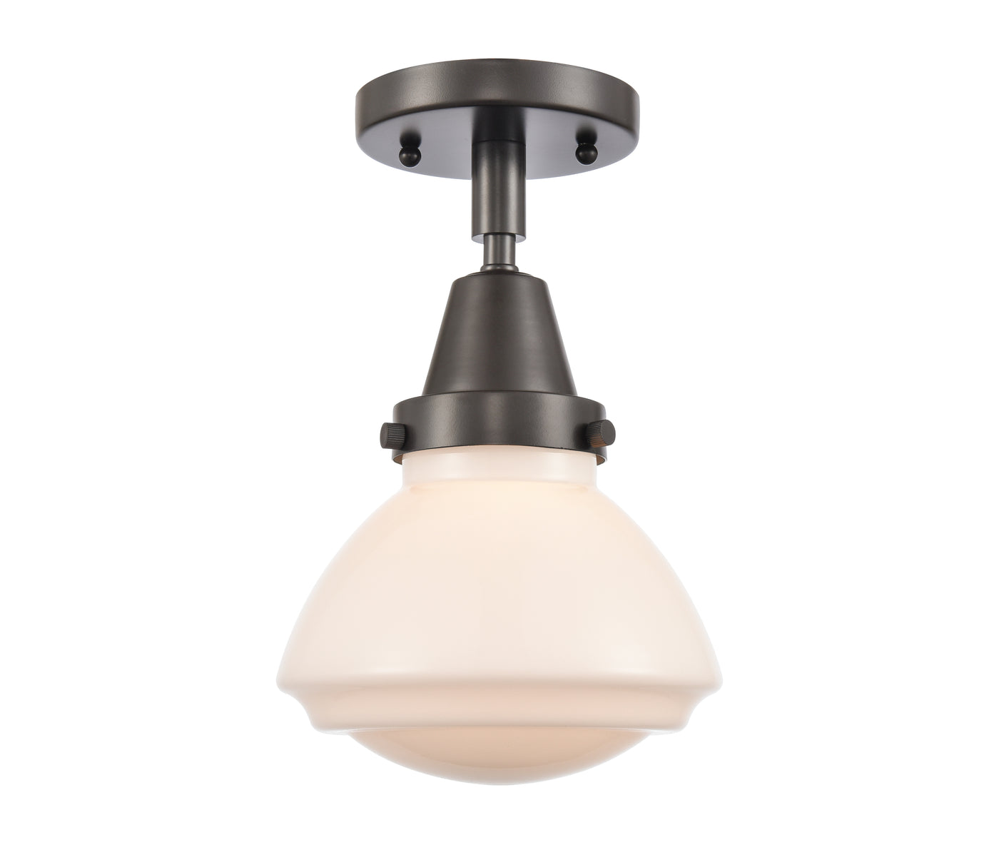 Caden Semi-Flush Mount Brushed Satin Nickel