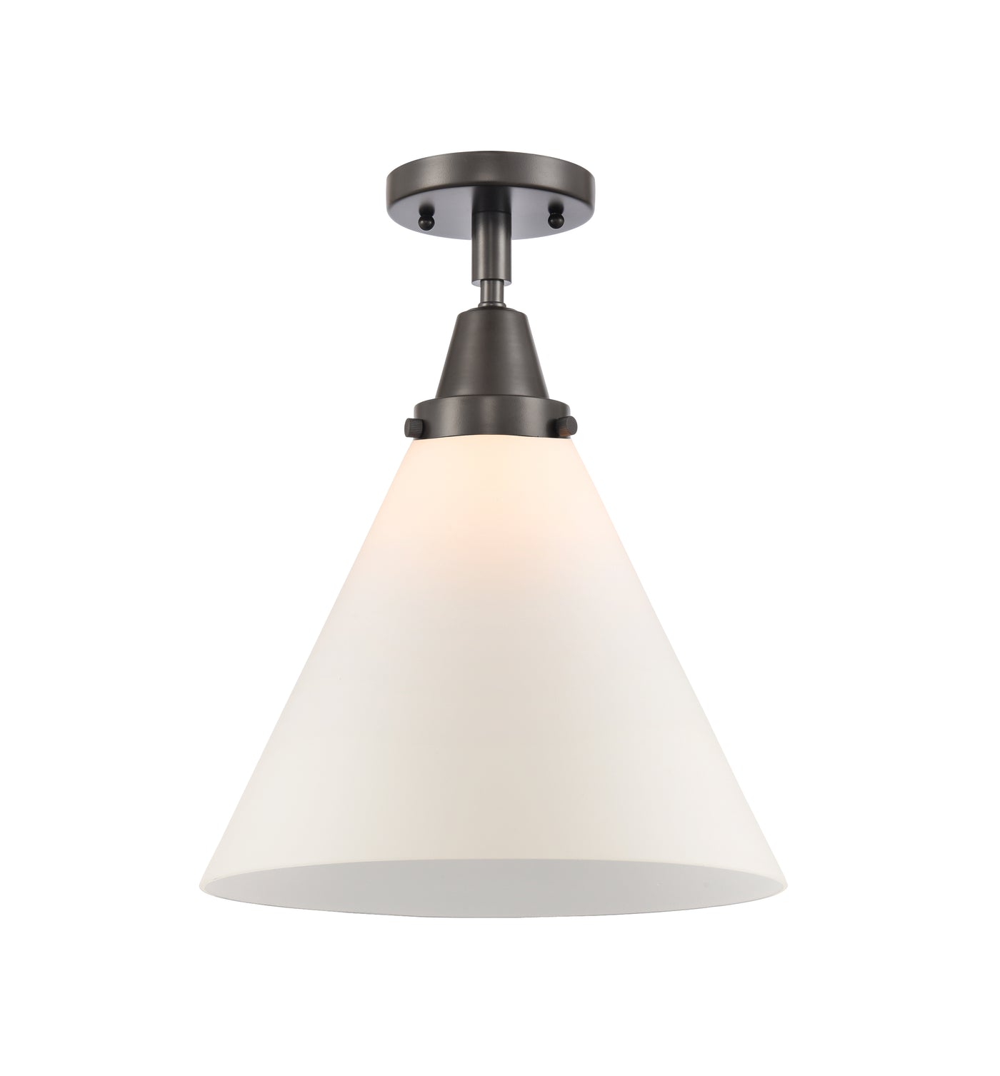 Caden Semi-Flush Mount Brushed Satin Nickel