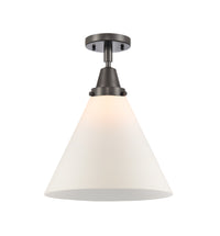 Caden Semi-Flush Mount Brushed Satin Nickel