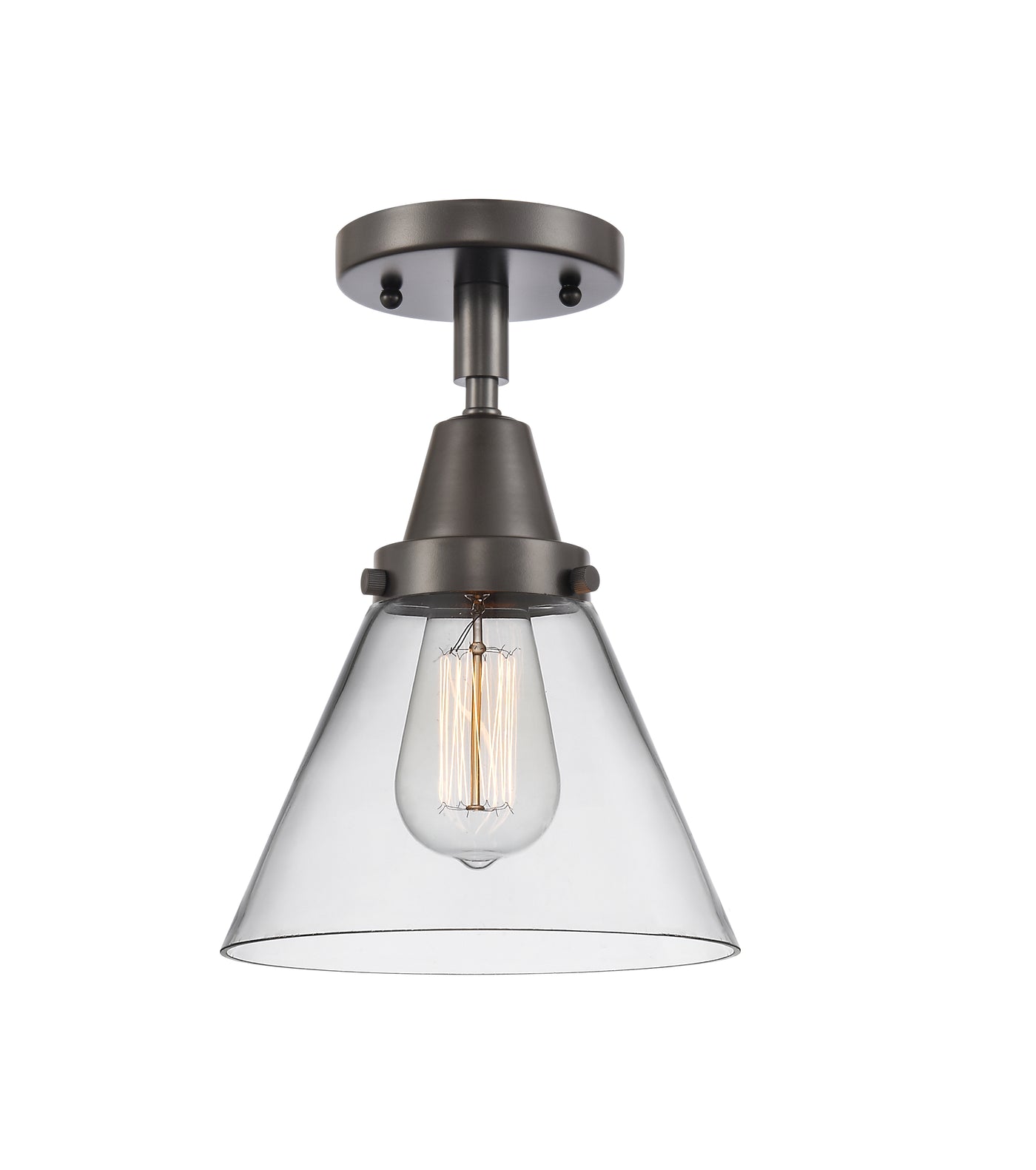 Caden Semi-Flush Mount Brushed Satin Nickel