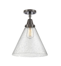 Caden Semi-Flush Brushed Satin Nickel