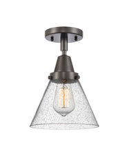 Caden Semi-Flush Mount Brushed Satin Nickel