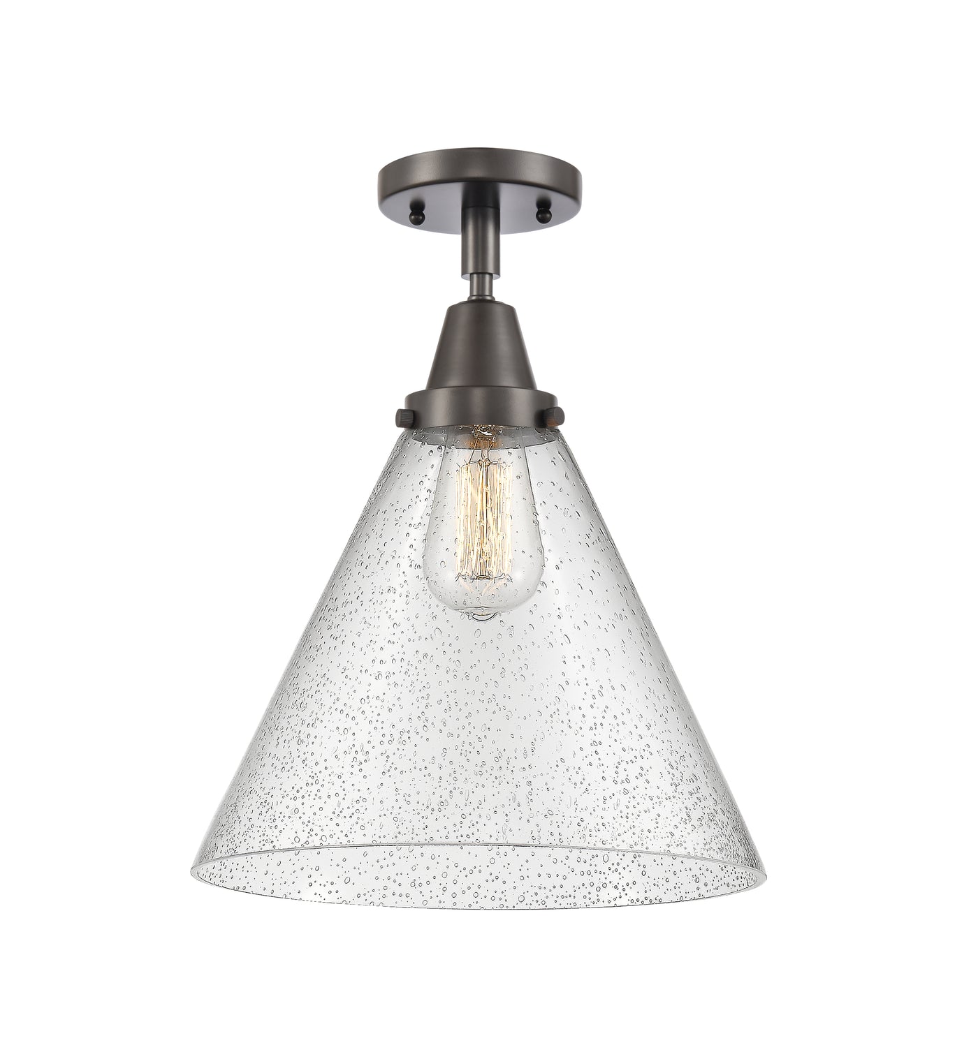 Caden Semi-Flush Mount Brushed Satin Nickel