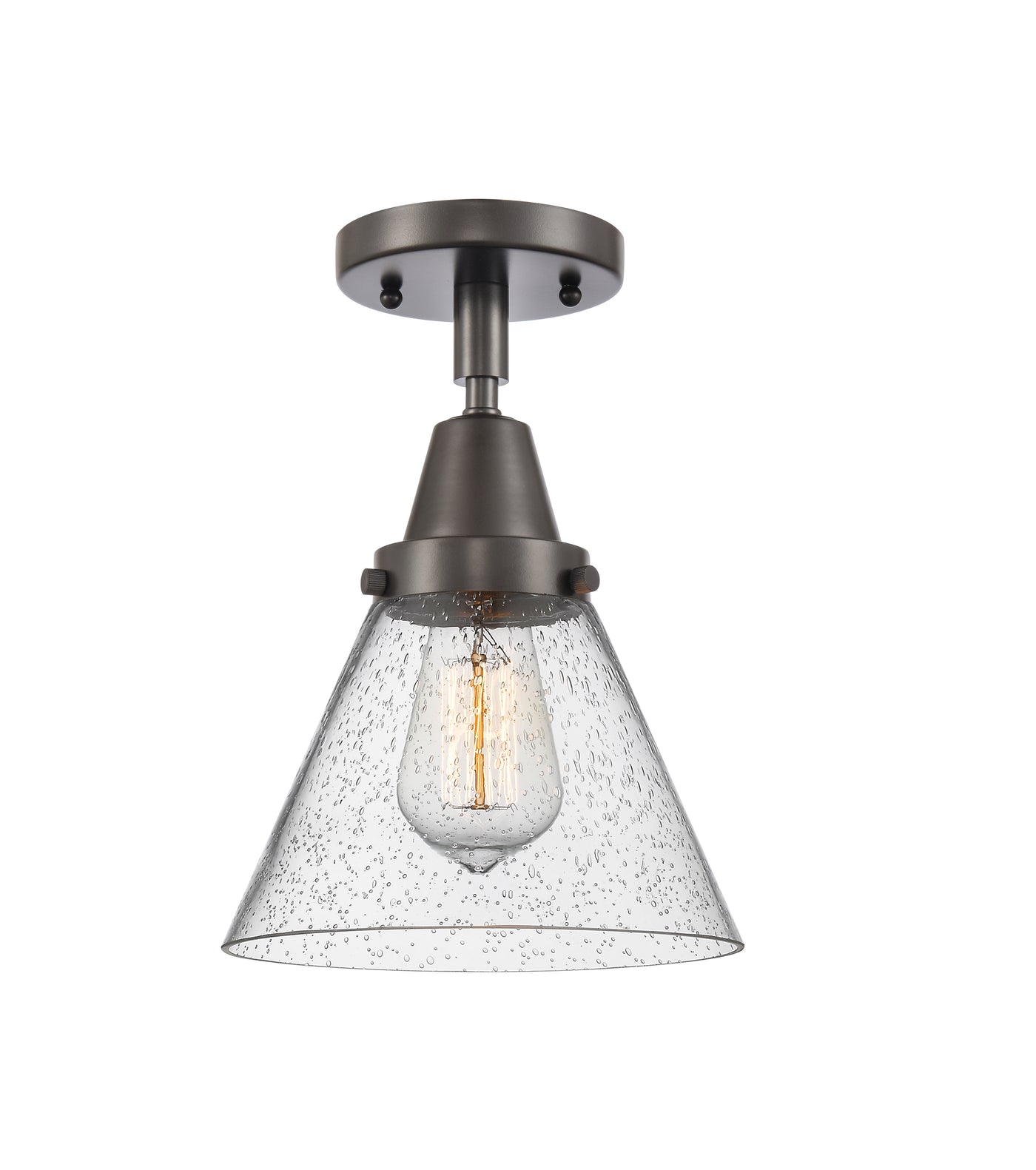 Caden Semi-Flush Mount Brushed Satin Nickel