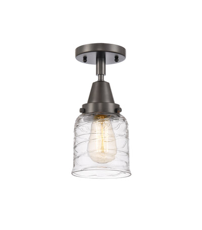 Caden Semi-Flush Mount Brushed Satin Nickel