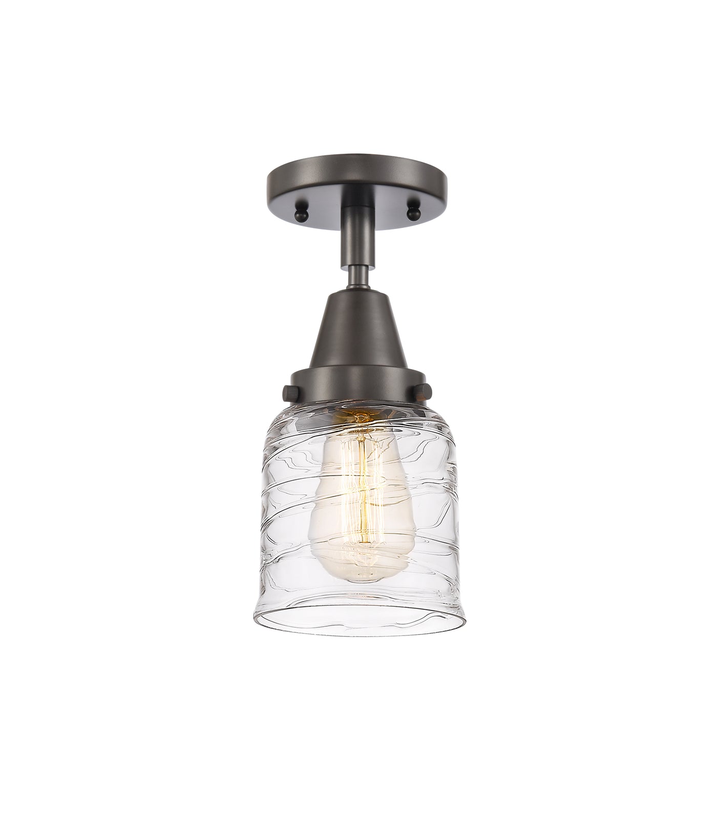 Caden Semi-Flush Mount Brushed Satin Nickel