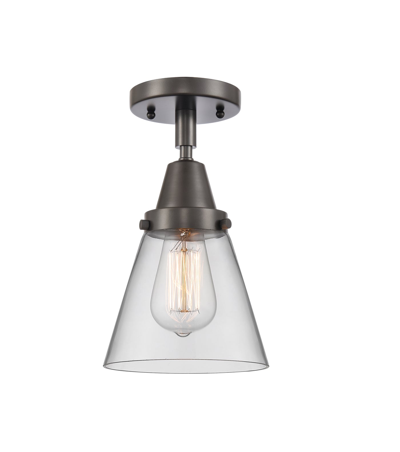 Caden Semi-Flush Mount Brushed Satin Nickel