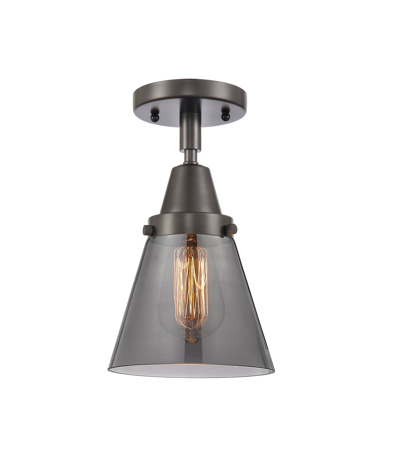 Caden Semi-Flush Mount Brushed Satin Nickel