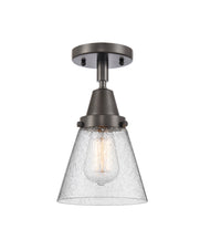 Caden Semi-Flush Mount Brushed Satin Nickel