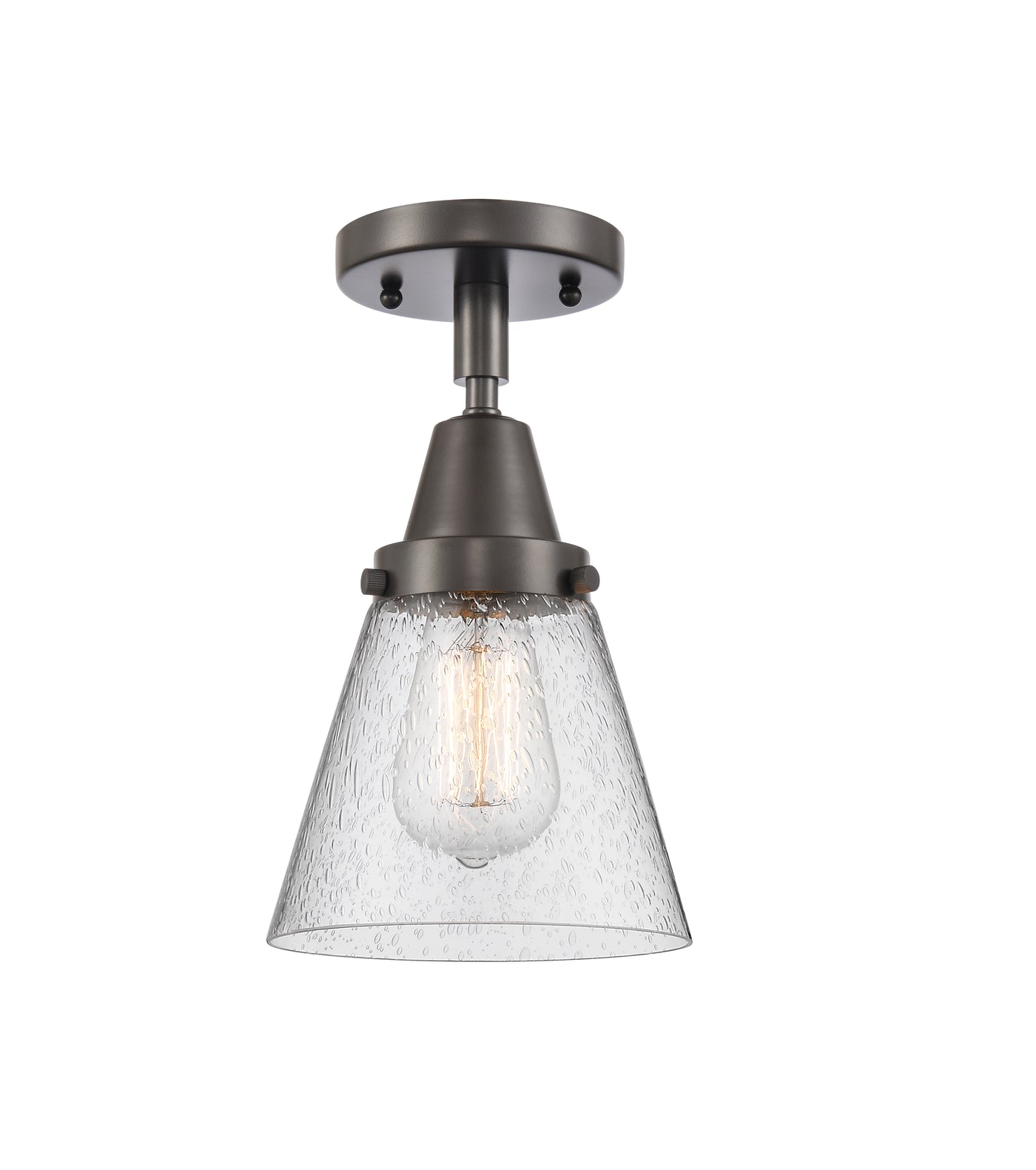 Caden Semi-Flush Mount Brushed Satin Nickel